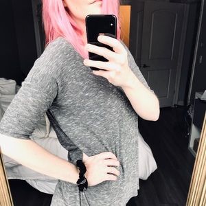 LuLaRoe Heather Grey Knit Tunic